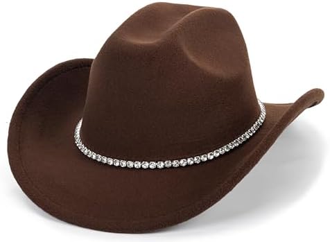 Women-Classic-Western-Cowboy-Shapeable-Hat - Men-Roll-Up  display picture 1
