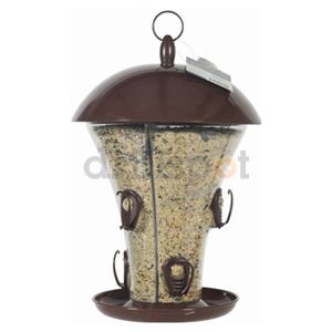 Perky-Pet 510 Easy-Fill Deluxe Wild Bird Feeder with 6 Feeding Ports