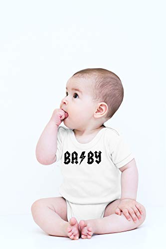 Baby Rock And Roll Abcd Rocker Parody Cute Infant One Piece Baby Bodysuit 6 Months White Pricepulse