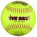 Evil Ball ASA 44-375 HOT Leather Cover 44 core 375 Compression Softball, 12-Inch Comp, Pack of 12