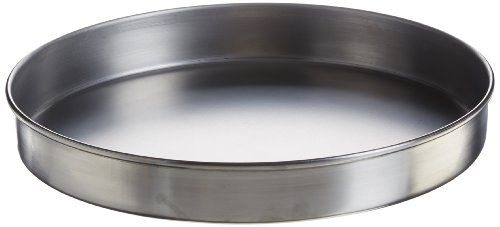 AdvanTechPS12H Stainless Steel Half Height Sieve Pan, 12" Diameter