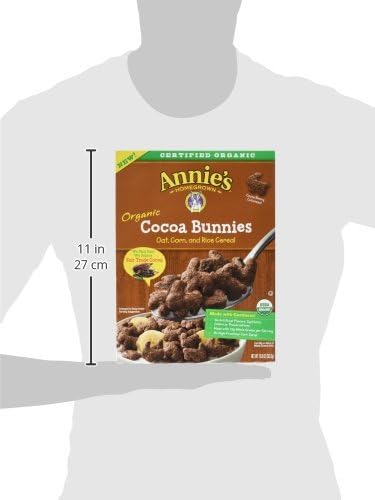 ANNIE’S ORGANIC COCOA BUNNIES CEREAL, 10 OZ (PACK OF 10)