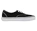 Vans Authentic Classic, Unisex Adult Low Top Lace-up Trainers, Black (Black/White), 6.5 UK (40 EU)