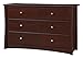 Storkcraft Crescent 6 Drawer Bedroom Dresser (Espresso) – GREENGUARD Gold Certified Dresser for Kids Bedroom