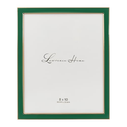 Lawrence Picture Frame, Polystyrene, Green, 8x10