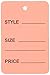 1000pcs Pink Color One Part Unstrung Perforated Price Coupon Tag Clothing Price Labels/clothing Tag/perforated Price Coupon Tags 1 1/4