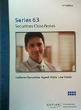 Spiral-bound Series 63 Uniform Securities Agent State Law Exam 4th Edition Revised by Kaplan Financial Education (2010-05-04) Book