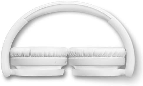 TAH5219WT/00 Leichte On-Ear Wireless Bluetooth Kopfhörer – 65 Std. Akkulaufzeit, natürlicher Klang, klare Anrufe, dynamischer Bass, 2 Std. USB-C-Ladung, Softtasche – Weiß