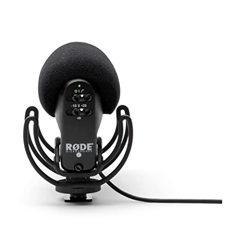 Rode VideoMic Pro R Camera-Mount Shotgun Microphone,Black