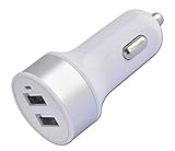 Samsung Galaxy S7 Charger By Cable And Case. Dual Car Charger For iPhone 5, iPhone 6, iPhone 6S, iPhone 7, iPhone Plus Galaxy S3, S4, S5, S6, S7, Edge, Note 5, 4, 3, LG G4, G5, iPad, And Nexus Phones