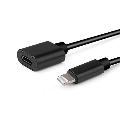 RCGEEK Compatible with OSMO Pocket to iPhone Data Transfering Extension Cable 3ft for OSMO Pocket Female to Male Pass Audio Video Music Data and Power Charge, 1 Piece - Thumbnail 6