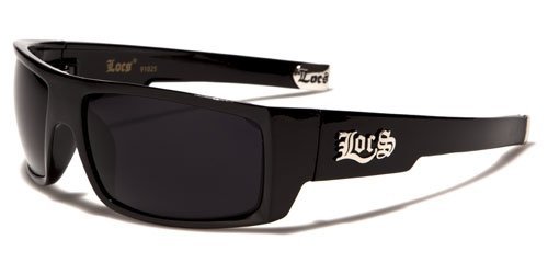 LOCS NEW MENS HARDCORE SUNGLASSES (BLACK)