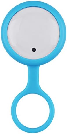 AMAZPET Smart Dog Button Tag for Pet Tracking (Blue)