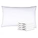 NTBAY Queen Pillowcase Set - 4 Pack Brushed Microfiber 20x30 Pillowcases - Soft, Wrinkle-Free, Fade-Resistant, Stain-Resistant, White Pillowcases with Envelope Closure - 20x30 Inches, White