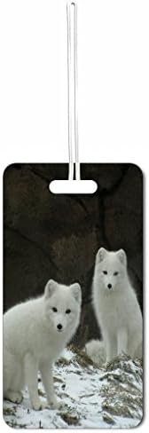 Baby Wolves Max Wilder TM Luggage Tag with Customizable Back