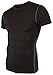 LANBAOSI Men's Training Top Compression Short Sleeve Quick Dry Base Layer Shirt