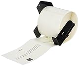 Brother Genuine DK-1234 Die-Cut Adhesive Name Badge White Paper Labels for Brother QL Label Printers, 2.3" x 3.4" (60mm x 86mm), 260 Labels per Roll, DK1234