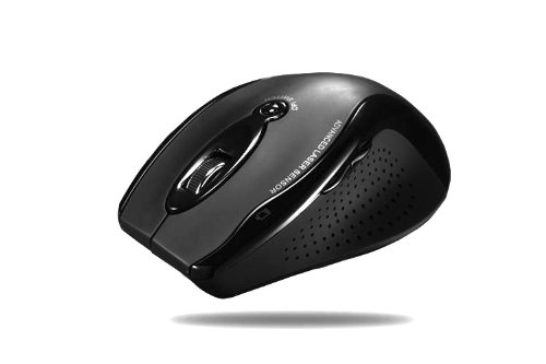 Adesso Wireless Ergonomic RF Laser Mouse (iMouseG25)