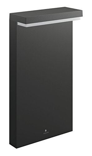 Philips Luminaire Extérieur Led Borne Bustan Gris Lumière Blanc Chaud
