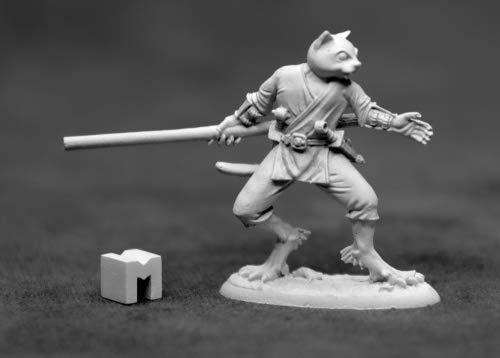 Reaper Miniatures Swiftpaw, Catfolk #03923 Dark Heaven Unpainted Metal Figure