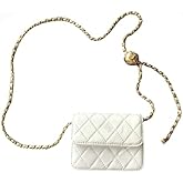 - Mini Belt Bag Waist Bag for Women Fashionable Small Waist Bag Belt Bags for Women Trendy Y2k Accessories (White, Small)