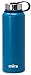 MIRA 40 oz Stainless Steel Vacuum Insulated Wide Mouth Water Bottle | Thermos Keeps Cold for 24 hours, Hot for 12 hours | Double Walled Powder Coated Travel Flask | Hawaiian Blue