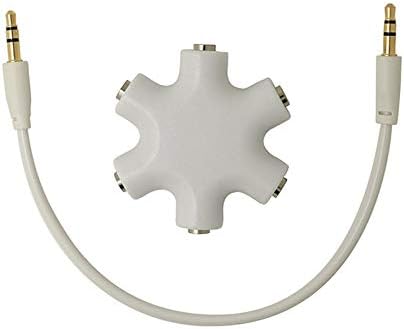 Amazon Co Jp ヘッドホンスプリッター音楽共有デバイスカップルミュージックアダプターヘッドホンスプリッター 白 ホーム キッチン