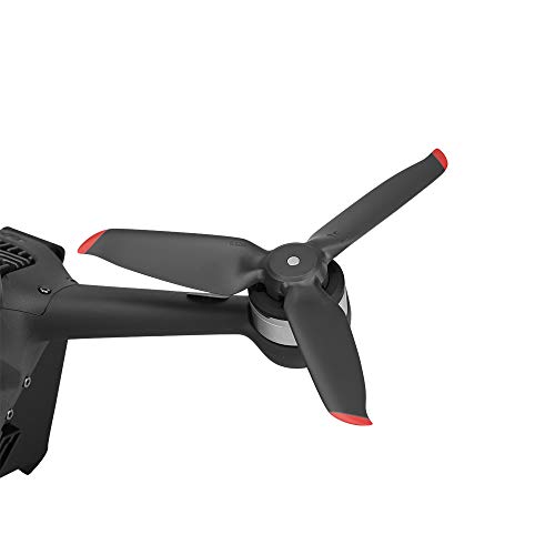 Propeller Spare Blades for DJI FPV Drone Accessories (Red) - Gift Propeller Motor Dust-Proof Protection Cover - Image 2