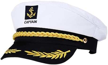 Amazon.com: Windy City Novelties Rainbow Pride Yacht Captain Hat
