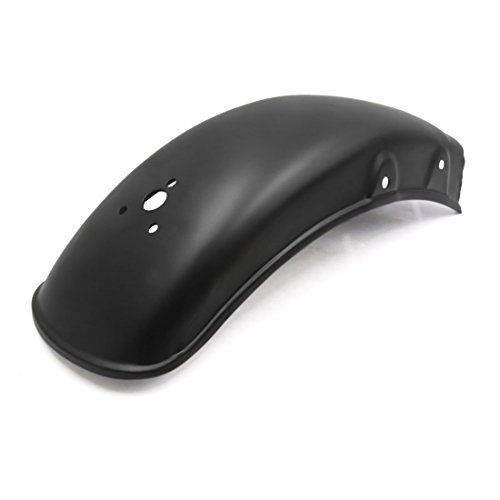 uxcell Black Metal Motorcycle Rear Fender Splash Guard Mud Flap Mudguard for GN125