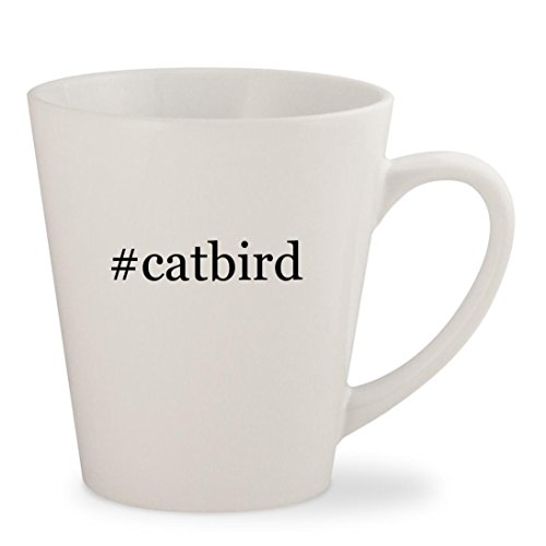 #catbird - White Hashtag 12oz Ceramic Latte Mug Cup #catbird - White Hashtag 12oz Ceramic Latte Mug Cup