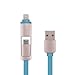 Kingox Multifunctional 2.1A Fast Charging 3 in 1 Micro USB 8pin USB Type C to Lightning Charging Cable for iPhone and Samsung