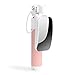 Mini Selfie Stick Extendable Monopod With Mirror For IPhone 6s 6 Plus 5s 5 Android Samsung Galaxy S7 Edge/S4 Smart Phones(Pink)