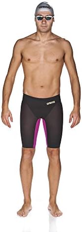 Arena Powerskin Carbon Air Gold LE Jammer,Dark Grey/Fuchsia (549),24