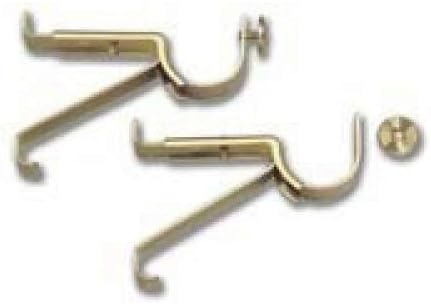 Amazon Com Graber Cafe Curtain Rod Brackets 3 4 Inch Adjustable