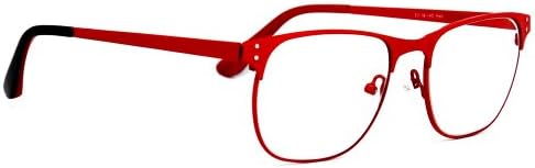 Computer Glasses by Phonetic Eyewear Charlie in Red with Blue Light Protection
