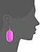 Kendra Scott Signature Danielle Earrings in Gold Plated and Magenta Color Magnasite