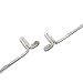 HUELE 100 PCS Latch Hook Crochet Needle