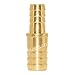 Beduan Brass Reducer Hose Barb Fitting, 3/8 