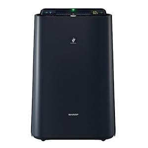 シャープ 加湿空気清浄機 プラズマクラスター搭載 ブラック KC-E50A1-B