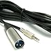 InstallerParts 6Ft XLR Male to 3.5mmm Stereo Male Cable -Can Be Used with Microphone Cables, Audio Interfaces, PA Applications and More!