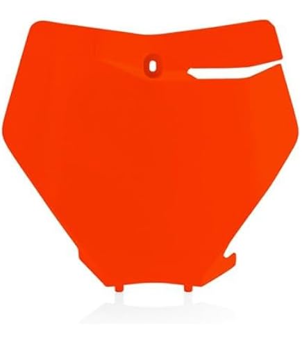 Amazon.com: Acerbis Front Number Plate 2020 White Compatible with