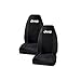 Two Officially Licensed Universal Fit Highback Seat Covers - Jeep Logo