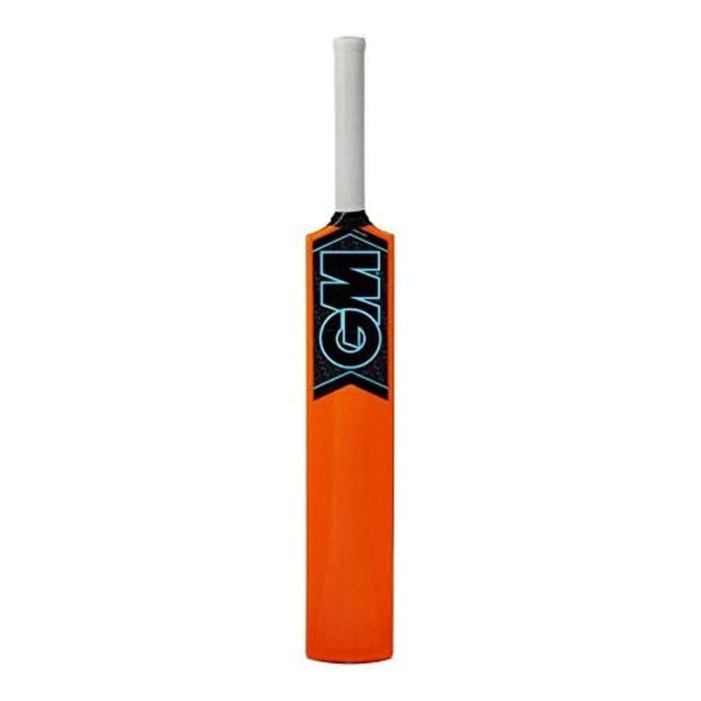 Gunn & Moore GM Kids Cricket Rubber Grip Bat | Striker | Moulded Plastic All-Weather | for Children Ages 8-11, Orange