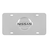 Pilot Automotive Nissan 3D Logo License Plate Chrome