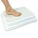 Vive Bath Step (4") - Slip Resistant Shower Stepping Stool - Elevated Bathroom Safety Aid for Handicap, Elderly, Seniors Entering, Exiting Bathtub - Nonslip Heavy Duty Bathtub, Bed, Kitchen Elevator primary