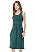 Bearsland Women's Sleeveless Maternity Dress Nursing Breastfeeding Dresses with Pockets
