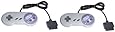 Generic (2x) TWO - Super Nintendo SNES Controller Pads 3rd Party [Pack of 2]