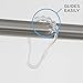 Maytex Heavy Duty Plastic Roller Glide Shower Rings