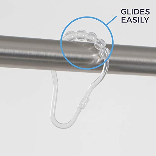 Maytex Heavy Duty Plastic Roller Glide Shower Rings Pricepulse